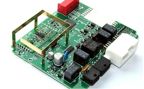 Через производство контракта Pcba зеленого цвета фабрики обслуживания собрания Pcb отверстия красное желтое голубое быстрое